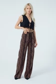 Leopar Desen Pantolon - 4