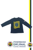 Fenerbahçe Orijinal Lisanslı Uzun Kol Lacivert Bebek Sweat - 1