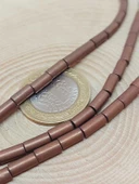 Hematit Taşı Silindir 4x8mm Dizi (54638) thumbnail 2