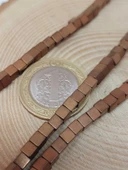 Hematit Taşı Küp Şekilli 4mm Dizi (54634) thumbnail 2