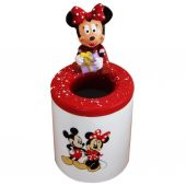 Minnie Mouse Işıklı Biblo Minnie Mouse Kalemlik 2Li Hediye Seti - 2