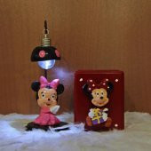 Minnie Mouse Işıklı Biblo Minnie Mouse Kalemlik 2Li Hediye Seti - 1