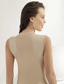 6 Adet Şahinler Bayan Likralı Balıkçı Yaka Sıfır Kol Atlet B1009 thumbnail 4