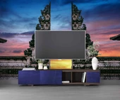 Gün Batımı Endonezya Bali Manzaralı Duvar Kağıdı thumbnail 3