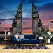 Gün Batımı Endonezya Bali Manzaralı Duvar Kağıdı thumbnail 1