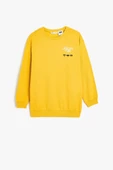 Koton Erkek Çocuk Batman Sweatshirt Lisanslı Baskılı Uzun Kollu Pamuklu - 1