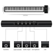 Taşınabilir Dijital Piyano: 88 Tuş, 128 Ses, USB, MIDI, Öğretim Modu ve Dahili Hoparlörler - 3