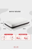 Klimalı Mega Boy Ortopetik Visco Yastık Boyun Fıtığı Boyun Düzleşmesi Için Hipoalerjik Visco Yastık - 5
