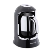 KORKMAZ A860-07 KAHVEKOLİK OTOMATİK KAHVE MAKİNESİ SİYAH/KROM - 1