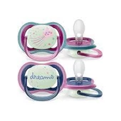 Avent Ultra Air Night Karanlıkta Parlar Gece Emziği 6-18 Ay Kız Scf376/14 thumbnail 3