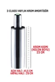 Tura Ofis 3 Class 140'lık Krom Amortisör Ofis Koltuğu Yedek Parçası - 1