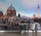 Almanya Berlin Katedrali Manzaralı Duvar Kağıdı - 4