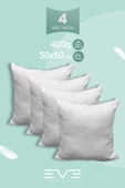 4 Adet Diamant Plus Kare Kırlent Yıkanabilir Antialerjik Silikon Elyaf Yastık 40x40cm 400 gr - 1