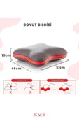 Visco Ergonomik Horlama Önleyici Yüksek Kaliteli Elastik Karbon Yıldız Desenli Yastık - 2