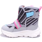 Vicco Karoo 943F24K468 Gri Ortopedik Günlük Kız Çocuk Spor Bot - 3