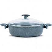 ThermoAD 26 Cm Basık Granit Tencere Gri 0 - 1