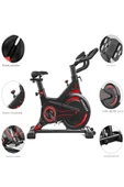 PB-02 Manyetik Kondisyon  Bisikleti Spor Koşu Egzersiz Bisikleti Spin Bike Dikey Ev Bisikleti - 2