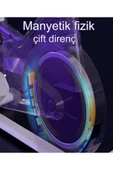 PB-02 Manyetik Kondisyon  Bisikleti Spor Koşu Egzersiz Bisikleti Spin Bike Dikey Ev Bisikleti - 4