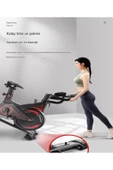 PB-02 Manyetik Kondisyon  Bisikleti Spor Koşu Egzersiz Bisikleti Spin Bike Dikey Ev Bisikleti - 6