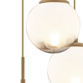 Apliqa Mirsad 5Li Yuvarlak Eskitme Tekli Retro Modern Sarkıt Avize thumbnail 3