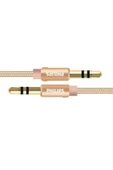 Philips  Swa5010c 3.5mm Örgülü Aux Ses Kablosu Gold thumbnail 3