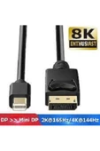 evotech  Mini Display Port To Display Port 5m Kablo Gold - 1