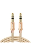 Philips  Swa5010c 3.5mm Örgülü Aux Ses Kablosu Gold thumbnail 1
