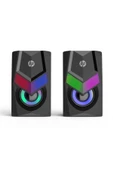 HP  DHE-6000 6W 2.0 RGB Aydınlatmalı Multimedya Hoparlör (3,5mm jack+usb) (Ramwhite Türkiye Garantili) - 3