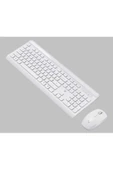 HP  CS500 Kablosuz 2.4ghz Türkçe Q Klavye & Mouse Set Beyaz (Ramwhite Türkiye Garantili) - 2