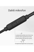 Philips  TAUE101BK Kablolu Kulak İçi Mikrofonlu Kulaklık (3,5mm jack) (Ramwhite Türkiye Garantili) Siyah - 5