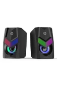 HP  DHE-6000 6W 2.0 RGB Aydınlatmalı Multimedya Hoparlör (3,5mm jack+usb) (Ramwhite Türkiye Garantili) - 5