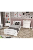KZNMOB HOME Hayal  Modern Genç Odası Takımı Beyaz - 4 Parçalı Ve Tamamı 1. Kalite Mdf - 2