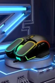 Everest Rampage  Sm-g55 X-fora Led Işıklı Gökkuşağı Aydınlatmalı 7200dpı Oyuncu Mouse (Everest Türkiye Garantili) - 4