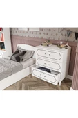 KZNMOB HOME Hayal  Modern Genç Odası Takımı Beyaz - 4 Parçalı Ve Tamamı 1. Kalite Mdf - 6