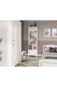 KZNMOB HOME Hayal  Modern Genç Odası Takımı Beyaz - 4 Parçalı Ve Tamamı 1. Kalite Mdf - 4