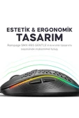 Rampage  Smx-r85 Gentle 12800 Dpi Rgb Ledli Makrolu Gaming Oyuncu Mouse - 3
