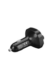 Hytech  Hy-xcb40 Çift Usb 5v 3.1a Rainbow Işıklı Led Ekran Tf Kartlı V5.0 Bluetooth Fm Transmitter - 3