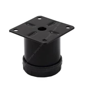 Gürçay Metal Mobilya Ayağı Siyah Çap 42mm Çeşitli Ölçüler - 2