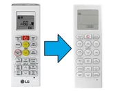 Lg İnverter Klima Kumandası-Resimde Sağdaki Gönderilir - 1