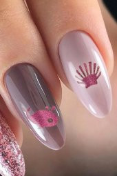 Deniz   Metalik Tırnak Sticker, Nail Sticker, Nail Art - 1
