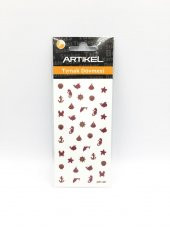 Deniz   Metalik Tırnak Sticker, Nail Sticker, Nail Art - 3