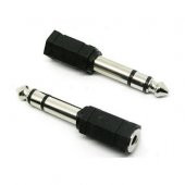 Jak Dönüştürücü 3.5mm Giriş-6.3mm Çıkış 2 Adet - 1