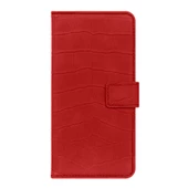 iPhone 6 / 6s Kılıf Kroko Desen Kapaklı Cüzdanlı - 5