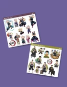 Demon Slayer Gyomei Himejima - Tengen Uzui 2 Li Set Anime Sticker Çıkartma - 1