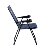 Katlanabilir Kamp Sandalyesi - Rest - Bardaklıklı - Argeus - Lacivert - 5