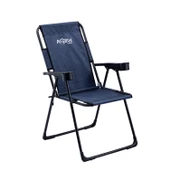 Katlanabilir Kamp Sandalyesi - Rest - Bardaklıklı - Argeus - Lacivert - 1