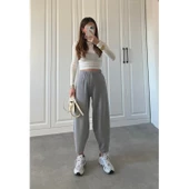 Lucky Life Kadın Krep Kumaş Lucky Life Kadın Balon Pantolon thumbnail 2