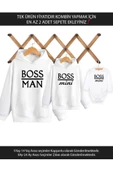 Boss Man Boss Mini Beyaz Baba Oğul Kız(TEK ÜRÜN FİYATIDIR KOMBİN YAPMAK İÇİN EN AZ 2 ADET SEPETE EKL - 1