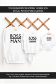 Boss Man Boss Mini Baba Oğul Kız(TEK ÜRÜN FİYATIDIR KOMBİN YAPMAK İÇİN EN AZ 2 ADET SEPETE EKLEYİNİZ - 1