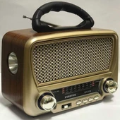 Güneş Enerjili Nostaljik Fm Aux Usb Müzik Çalar Rt-819 - 1